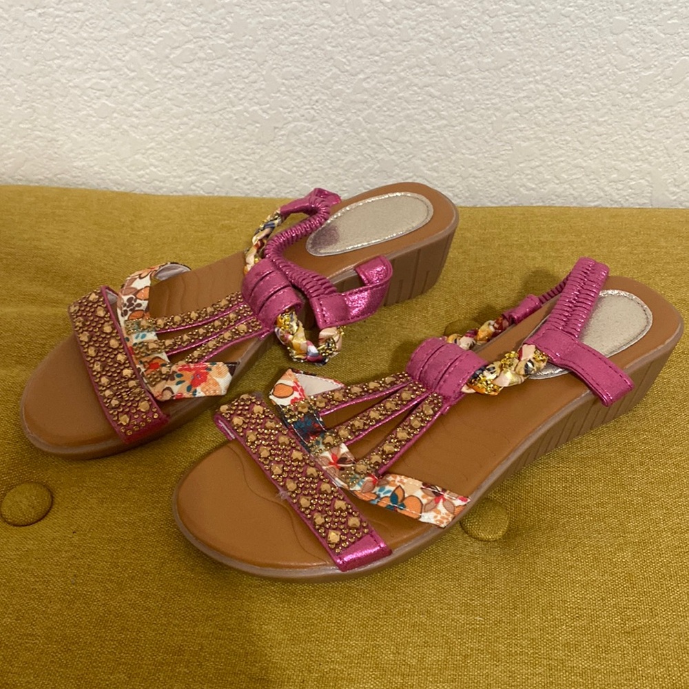 New Women's Boho Wedge Sandals